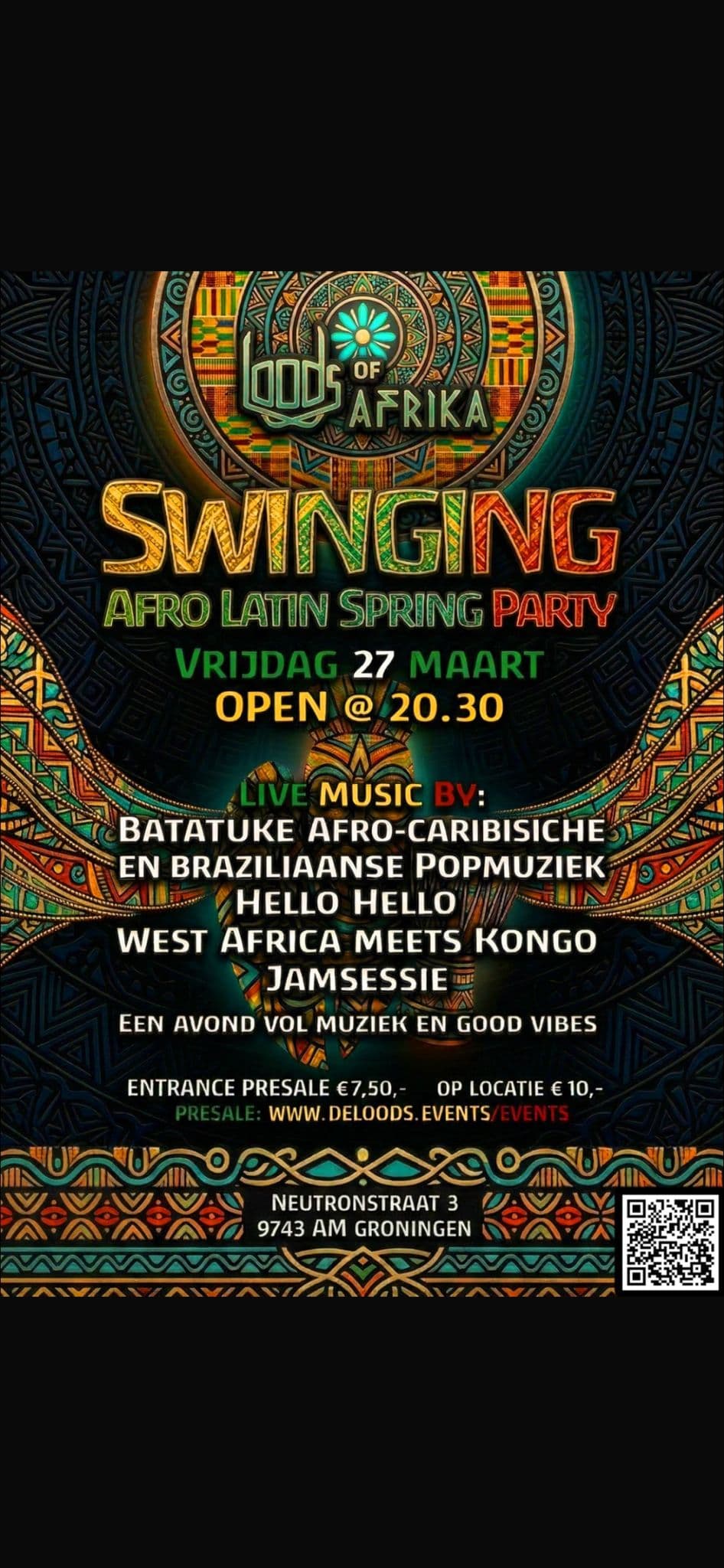 Swinging Afro Latin Spring Party